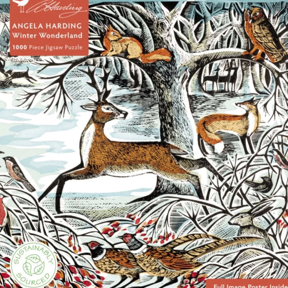 Adult Sustainable Jigsaw Puzzle: Angela Harding: Winter Wonderland