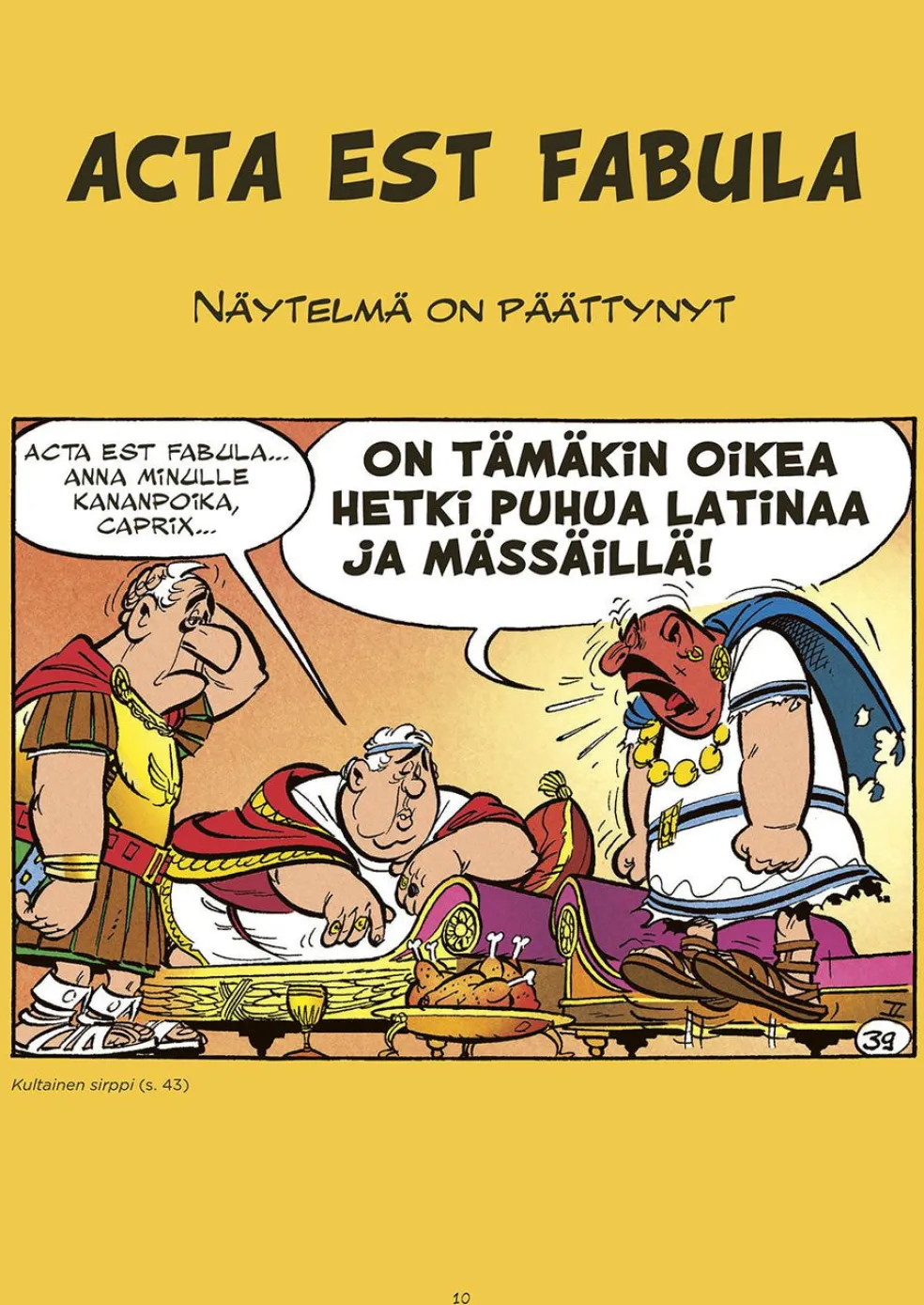 Asterix: Latinaa sarjakuvien sivuilta