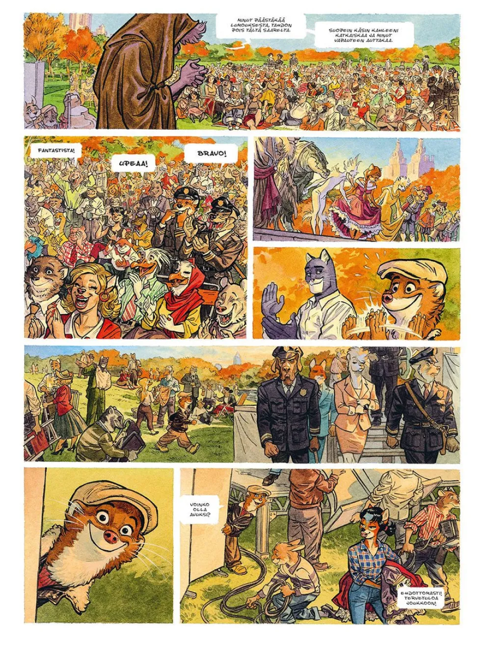 Blacksad 6: Kun kaikki sortuu osa 1