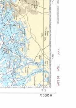 Carta navigationis, harjoitusmerikartta 1:250 00