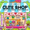 Cute Shop: cozy coloring -värityskirja