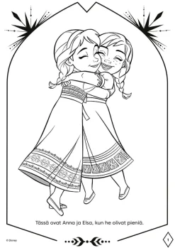Disney Frozen Ystävyyden värejä
