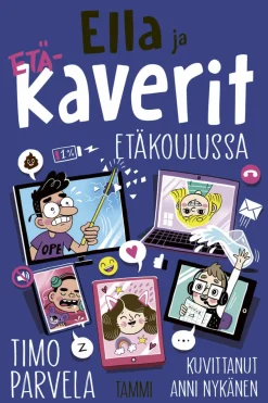 Ella ja kaverit etäkoulussa
