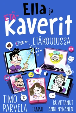 Ella ja kaverit etäkoulussa