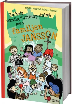 En helt vanlig filminspelning med familjen Jansson