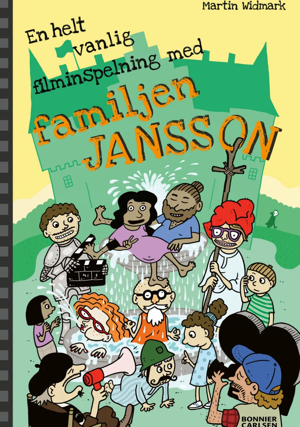 En helt vanlig filminspelning med familjen Jansson