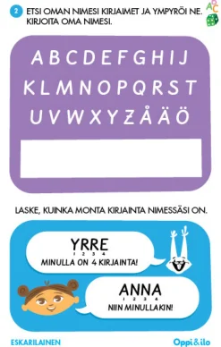 Eskarilainen - puuhakortit 5 - 6 v.