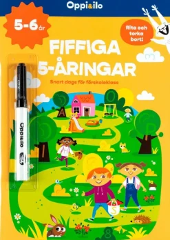 Fiffiga 5-åringar -pysselbok 5-6 år