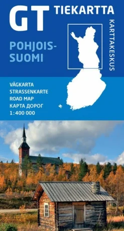GT Tiekartta Pohjois-Suomi 1:400 000