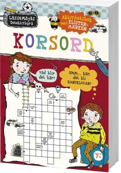 Korsord : aktivitetsbok med klistermärken