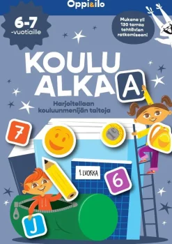 Koulu alkaa puuha- ja tarrakirja 6-7 v