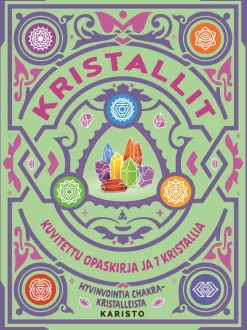 Kristallit - Kuvitettu opaskirja ja 7 kristallia
