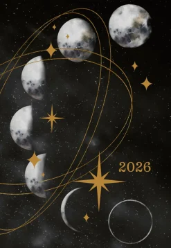 Kuun valossa pöytäkalenteri 2026