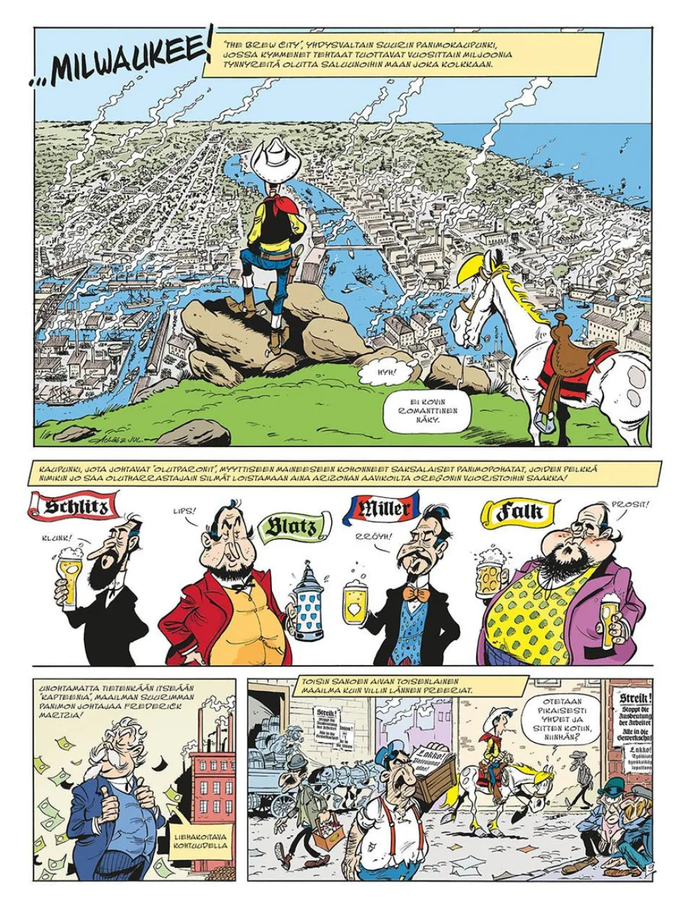 Lucky Luke uudet seikkailut 19: Kuohuva länsi