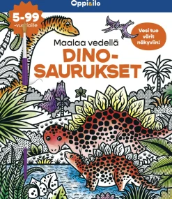 Maalaa vedellä dinosaurukset -puuhakirja 5-99 v