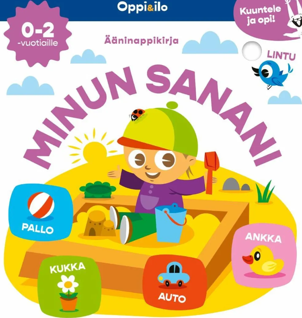 Minun sanani -ääninappikirja 0-2 v
