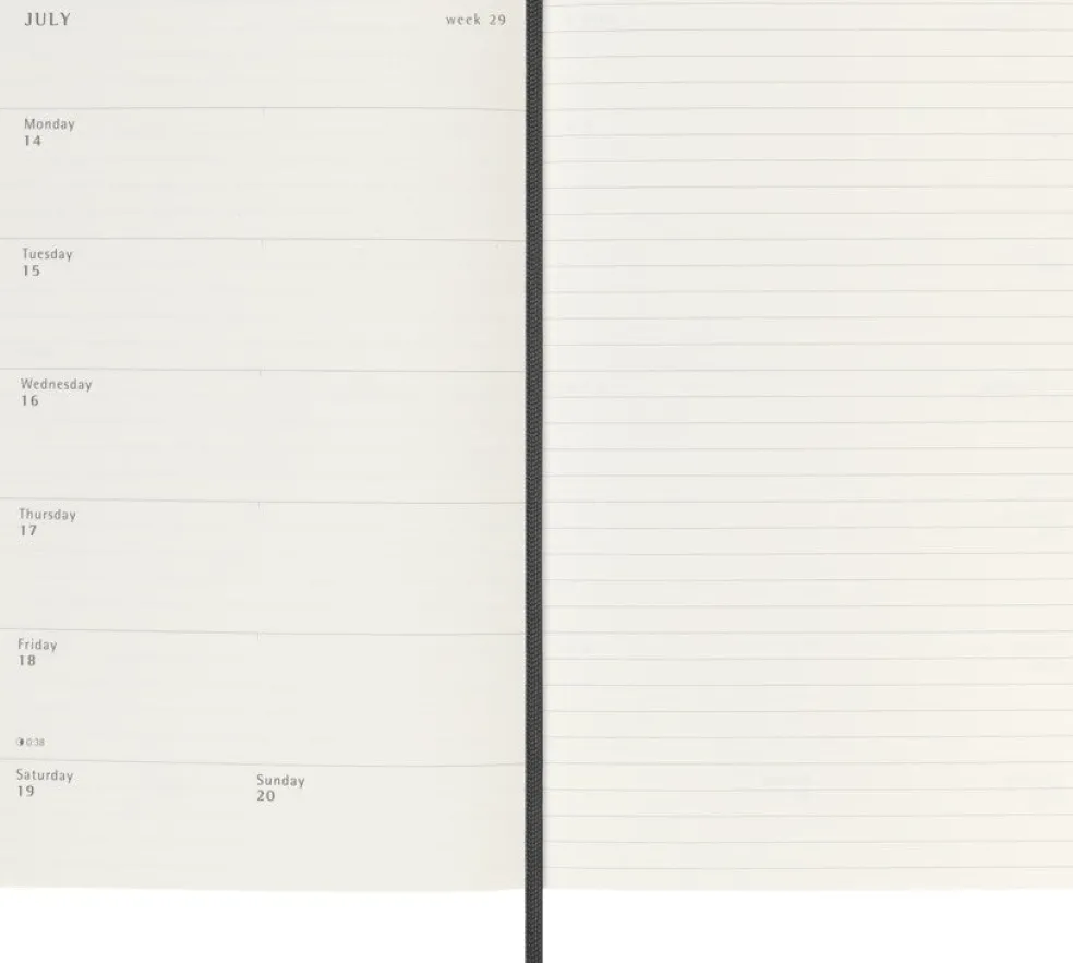 Moleskine 2026 18 Month Weekly Large Softcover Diary