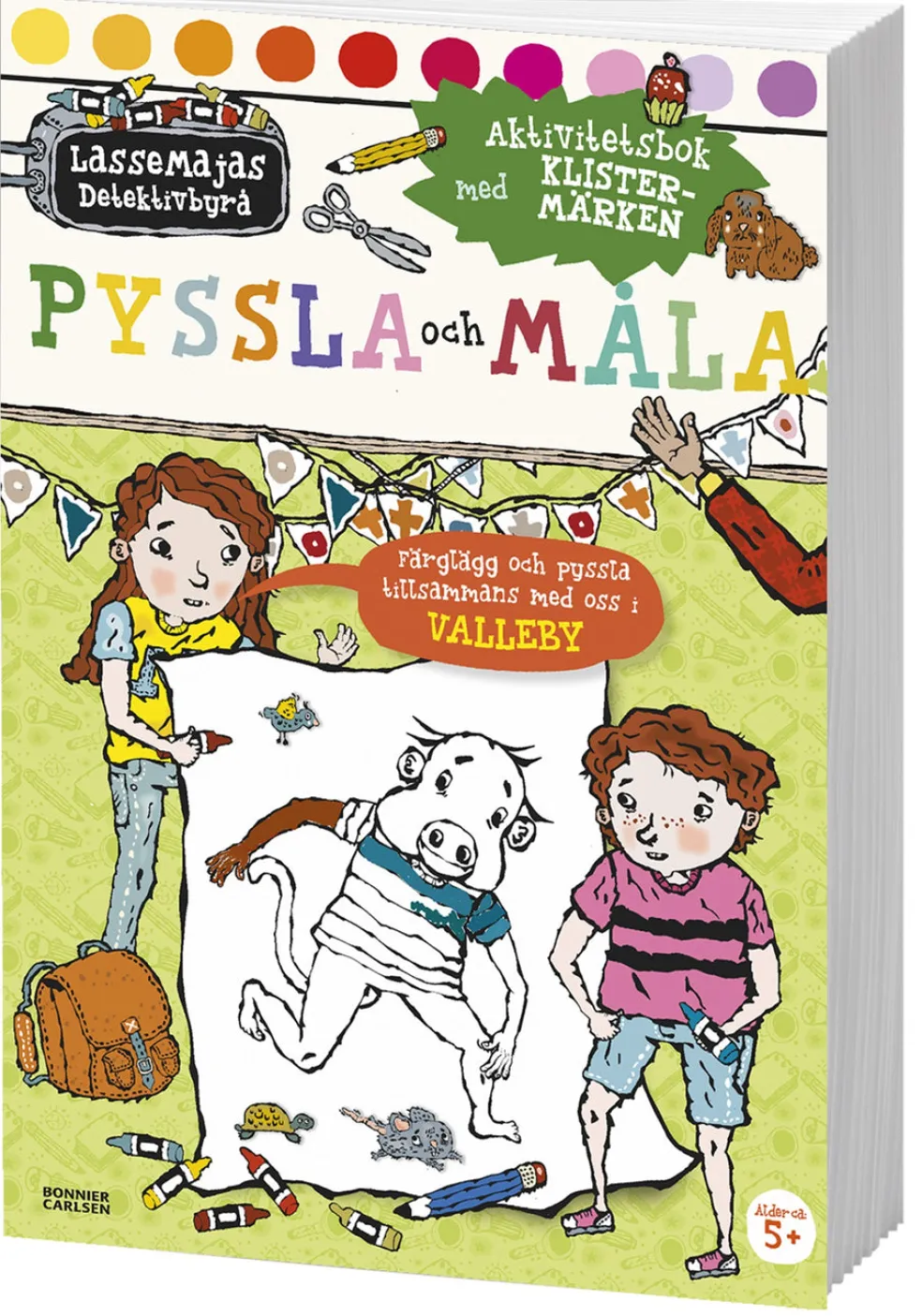 Pyssla och måla : aktivitetsbok med klistermärken