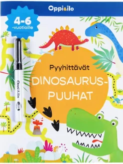 Pyyhittävät Dinosauruspuuhat -puuhakirja 4-6 v