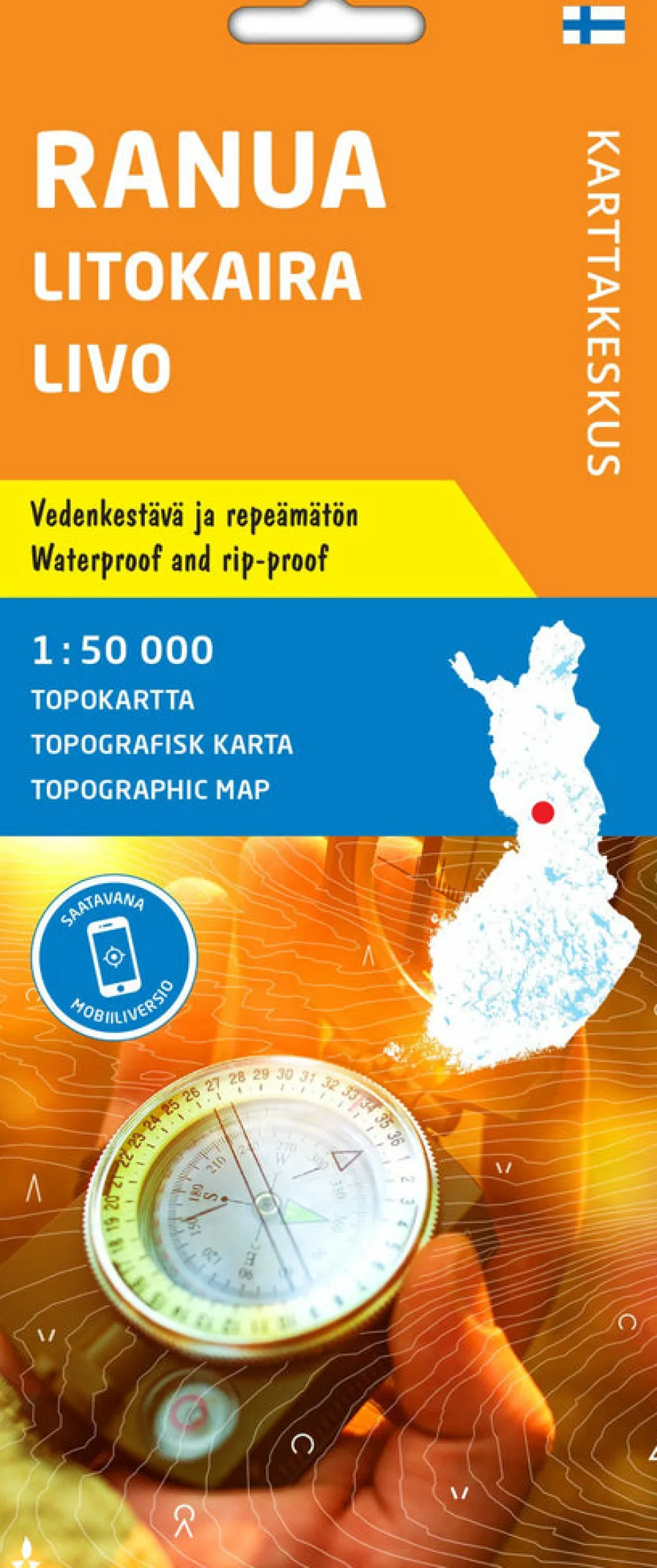 Ranua Litokaira Livo, topokartta 1:50 000