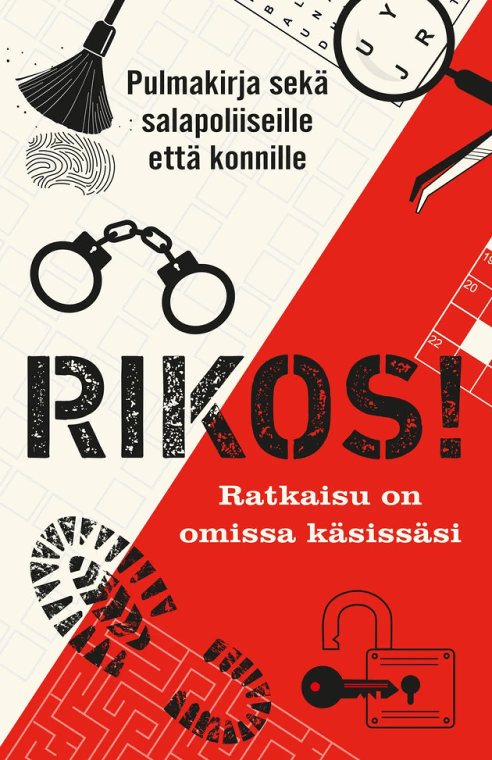 RIKOS! Pulmakirja sekä salapoliiseille että konnille - Ratkaisu on omissa käsissäsi