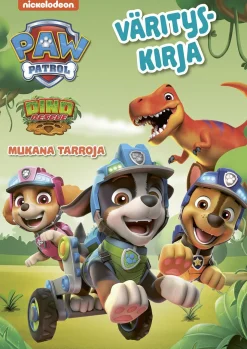 Ryhmä Hau - Paw Patrol Dino Rescue värityskirja tarroilla