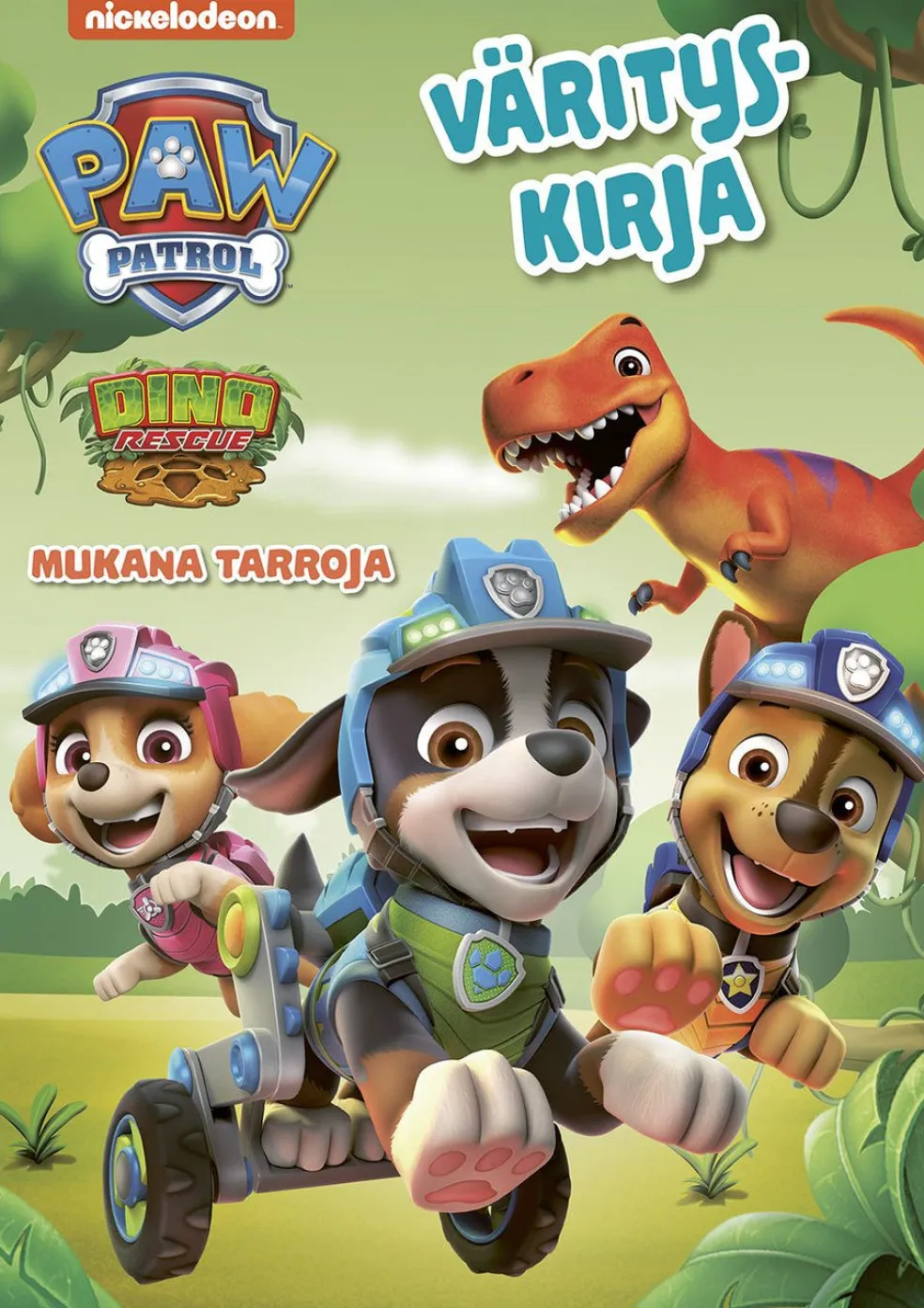Ryhmä Hau - Paw Patrol Dino Rescue värityskirja tarroilla
