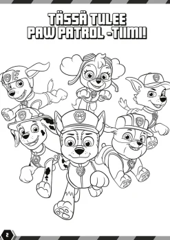 Ryhmä Hau - PAW Patrol Puuhaa, väritä ja tarroita