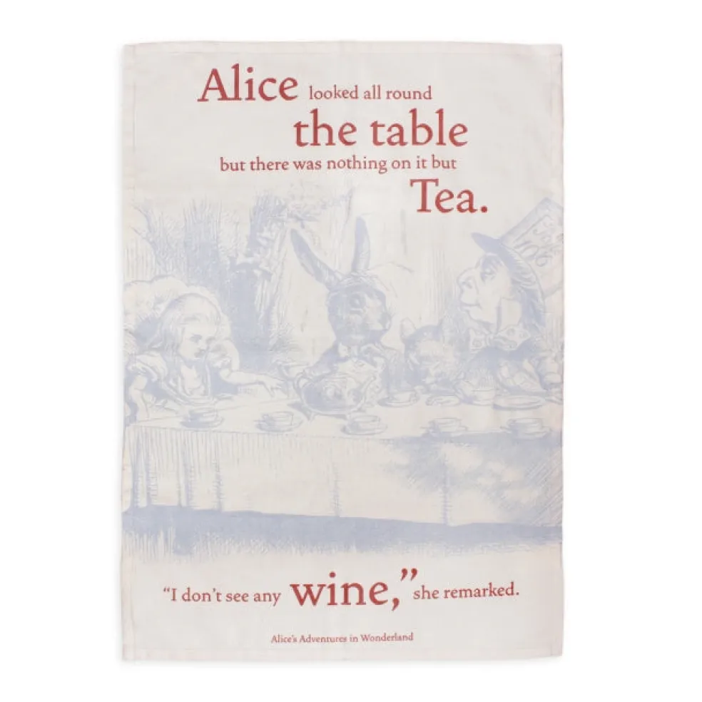 Tea Towel Recycled Cotton - Pulteney Press (Alice)