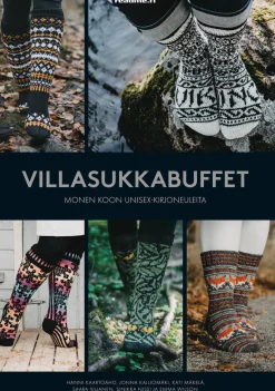 Villasukkabuffet - Monen koon unisex-kirjoneuleita