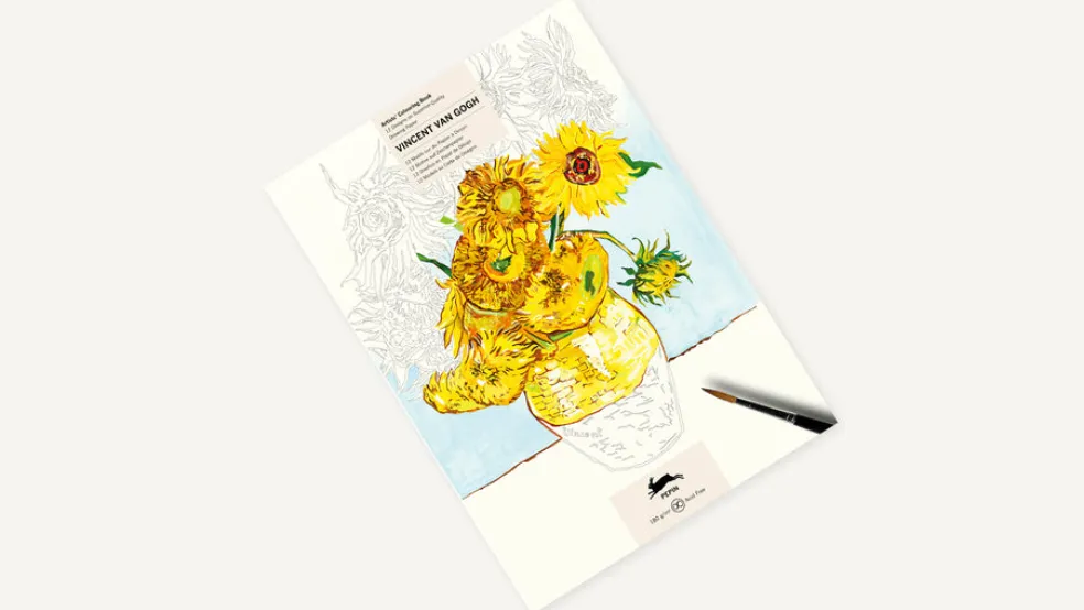 Värityskirja PepinPress Van Gogh