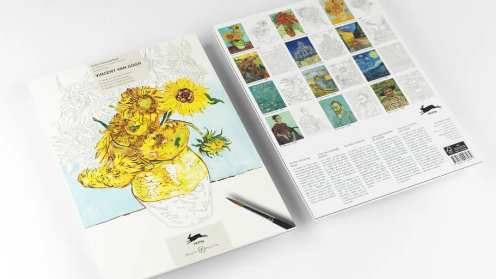 Värityskirja PepinPress Van Gogh