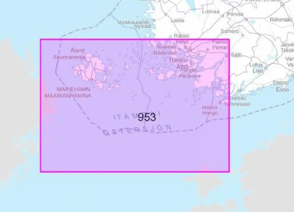 Yleiskartta 953 Saaristomeri 1:250 000